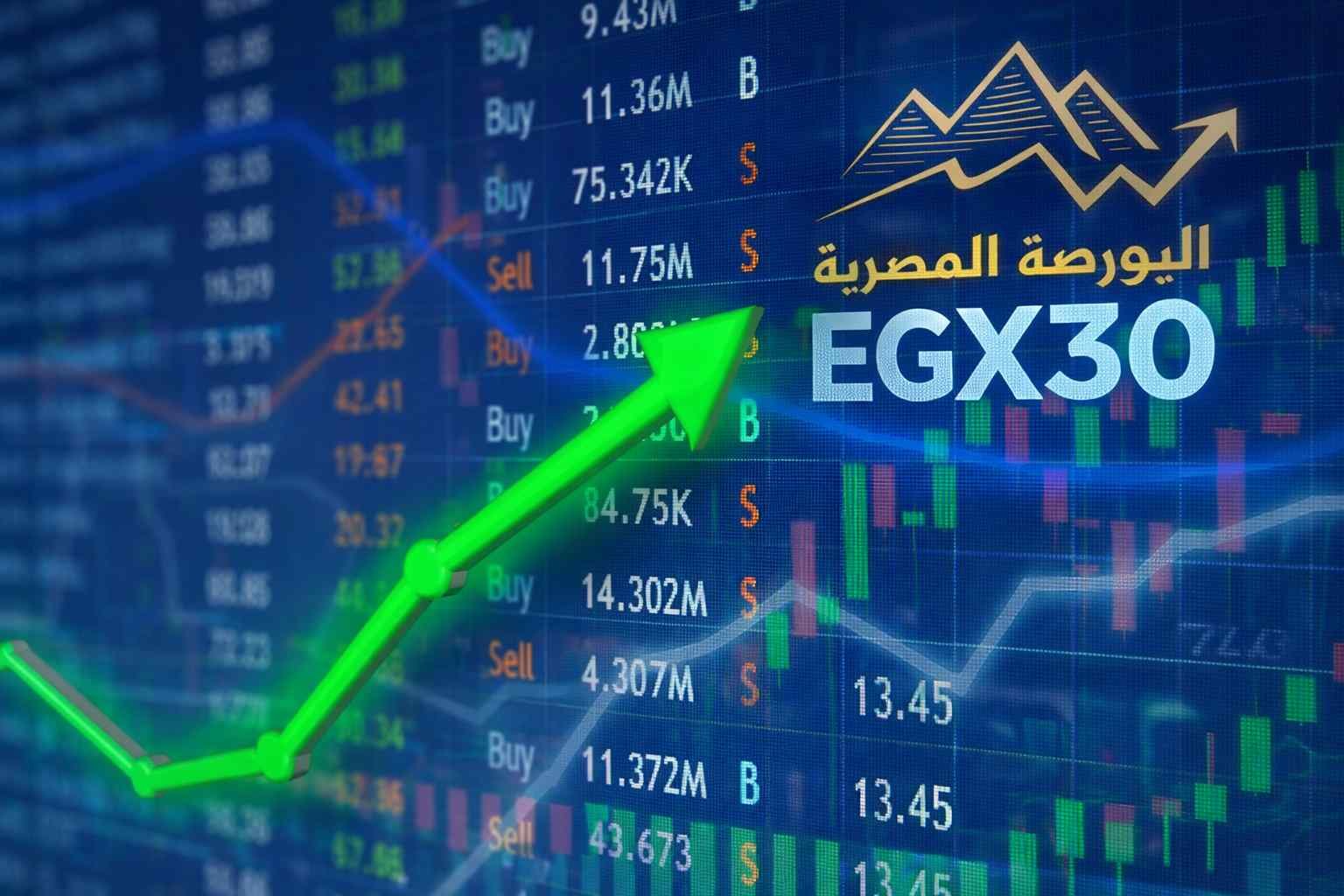 مؤشر EGX30 في البورصة المصرية