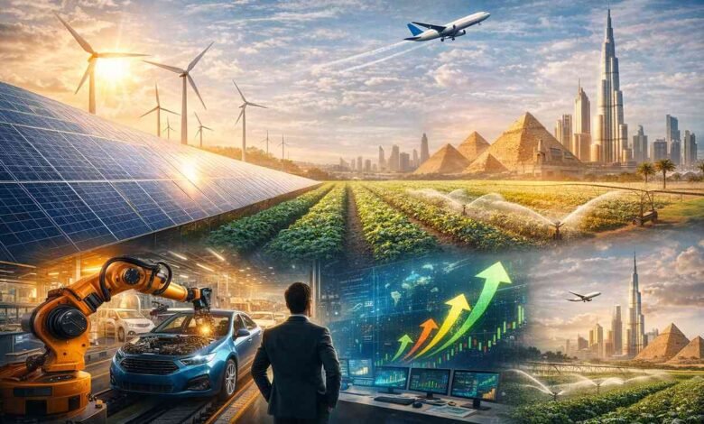 أبرز القطاعات نموا في الاقتصادات العربية