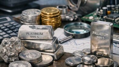 سعر البلاتين مقابل البلاديوم