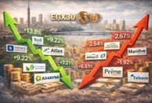 أعلى وأدنى الأسهم في البورصة المصرية