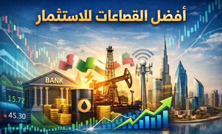 أفضل القطاعات للاستثمار في الأسهم الخليجية