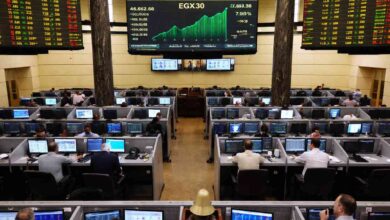 ارتفاع البورصة المصرية