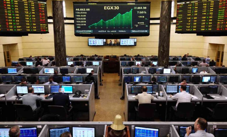 ارتفاع البورصة المصرية