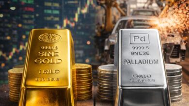 مقارنة بين أداء الذهب والبلاديوم تاريخيًا