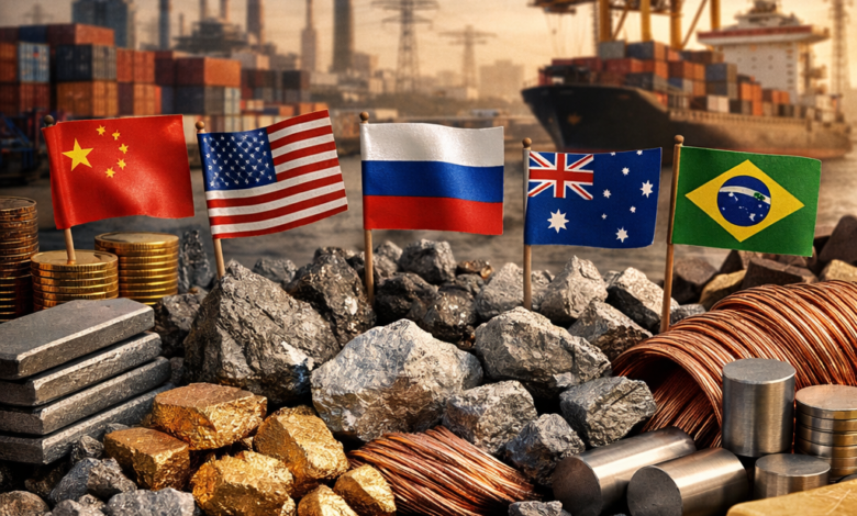 الدول المصدرة للمعادن الثقيلة