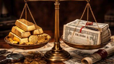 الذهب مقابل السندات