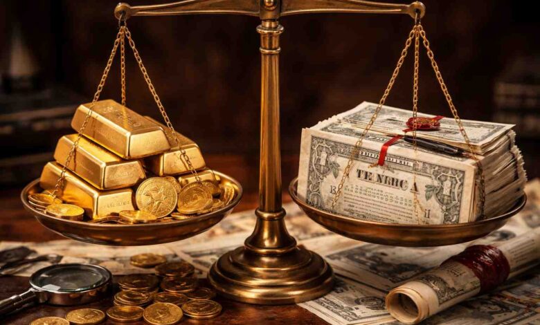 الذهب مقابل السندات