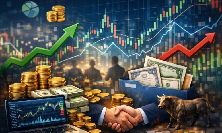 السيولة في البورصة والأسواق