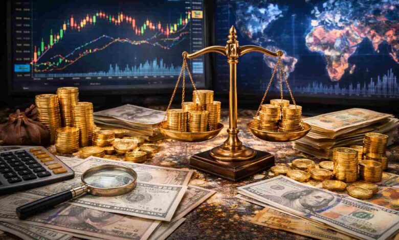 العلاقة بين العملات والأسهم