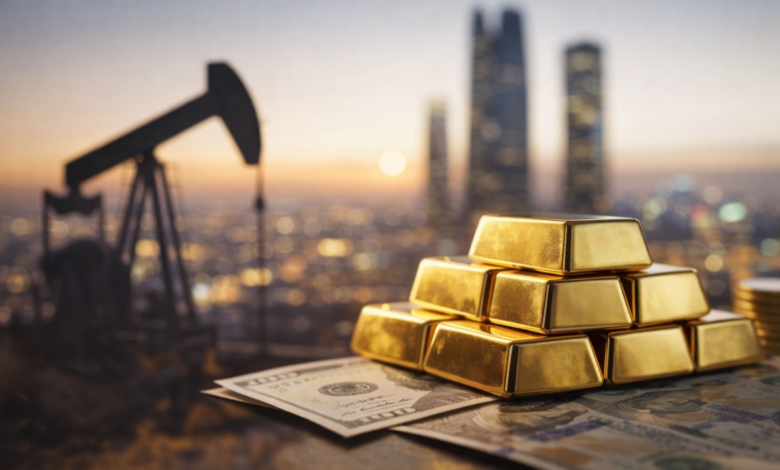 هل يؤثر سعر النفط على الذهب