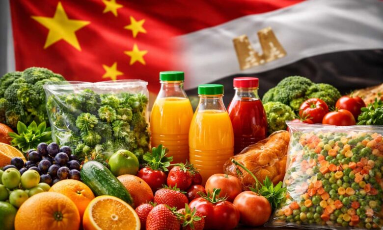 صادرات الصناعات الغذائية المصرية إلى الصين