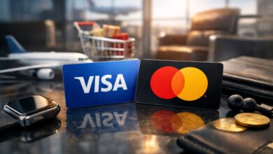 مقارنة بين أنواع بطاقات فيزا وماستركارد | أيهما أفضل لك؟