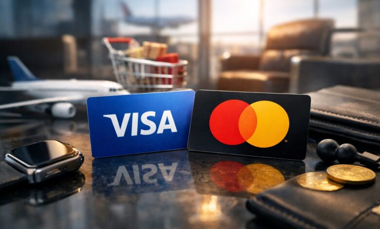 مقارنة بين أنواع بطاقات فيزا وماستركارد | أيهما أفضل لك؟