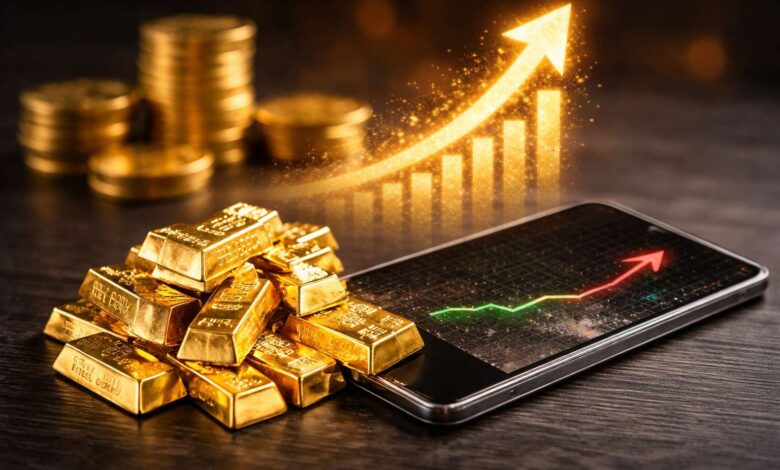 مكاسب الذهب تتجاوز 2% اليوم