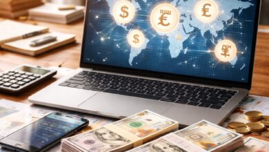 فتح حساب تجاري متعدد العملات