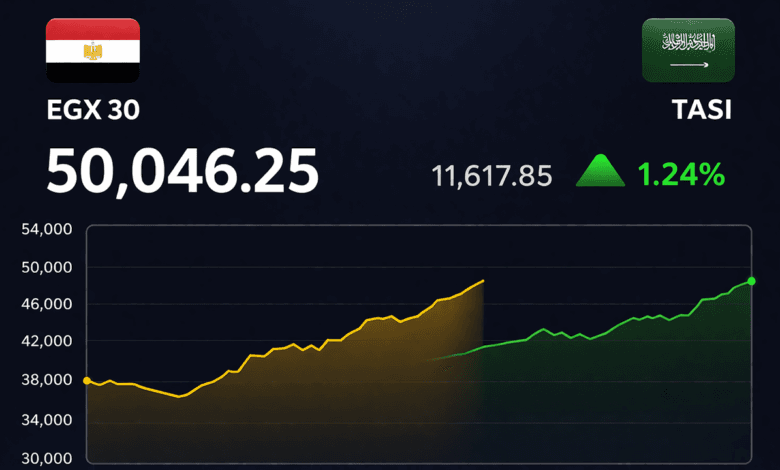 مقارنة بين بورصة مصر وبورصة السعودية | أيهما أفضل للاستثمار؟